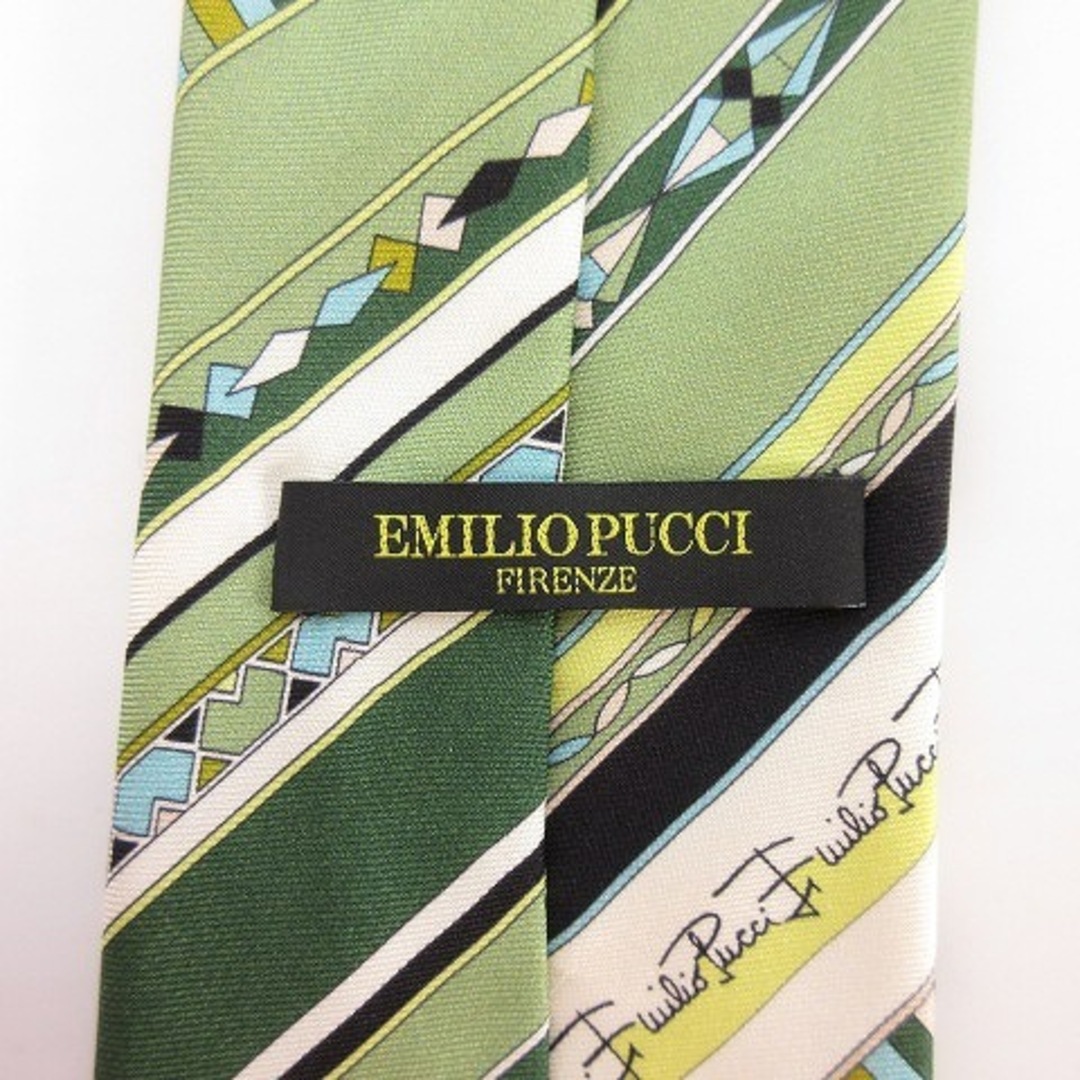 EMILIO PUCCI(エミリオプッチ)のエミリオプッチ 美品 ネクタイ レギュラータイ ビジネス シルク メンズのファッション小物(ネクタイ)の商品写真