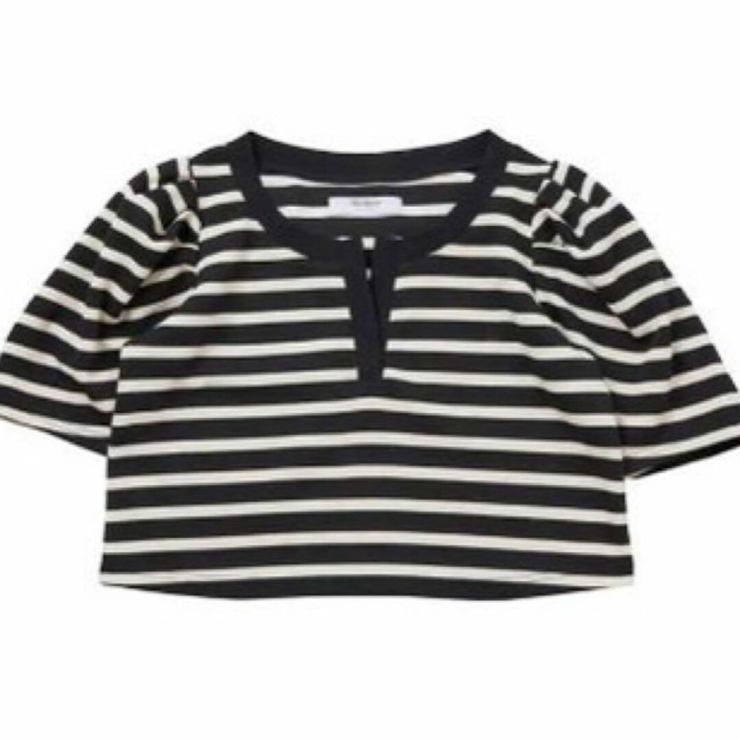 Her lip to - herlipto Saint-Louis Striped Top blackの通販 by たろ