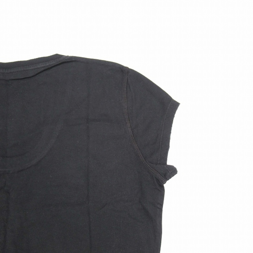 DSQUARED2(ディースクエアード)のディースクエアード ロゴ 刺繍 Uネック Tシャツ 半袖 ダメージ 加工 レディースのトップス(Tシャツ(半袖/袖なし))の商品写真