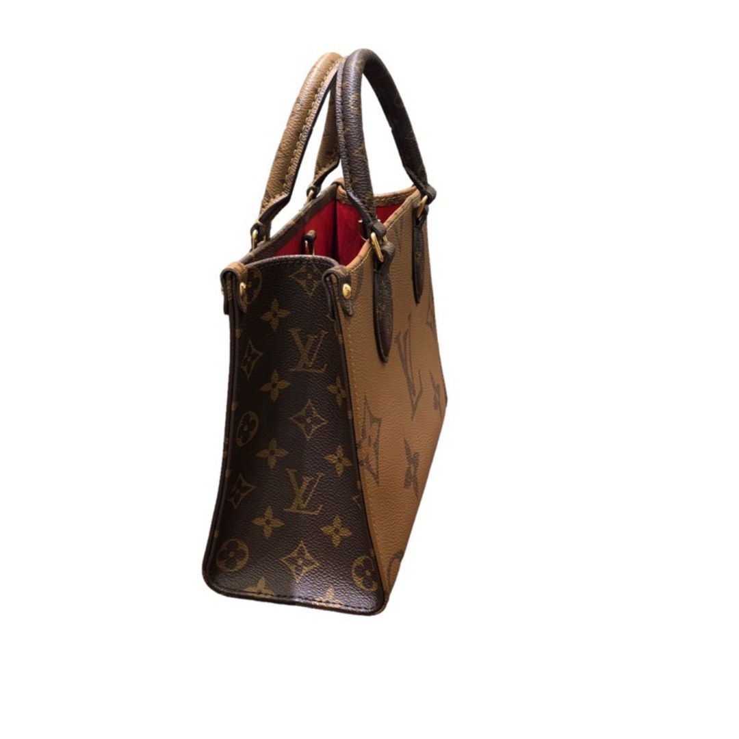 LOUIS VUITTON(ルイヴィトン)の　ルイ・ヴィトン LOUIS VUITTON オンザゴーPM ハンドバッグ レディース【中古】 レディースのバッグ(ハンドバッグ)の商品写真