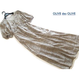 オリーブデオリーブ(OLIVEdesOLIVE)のまりりそ様専用◆新品オリーブデオリーブ 更紗柄シャーリングワンピース/＋他2点(ロングワンピース/マキシワンピース)