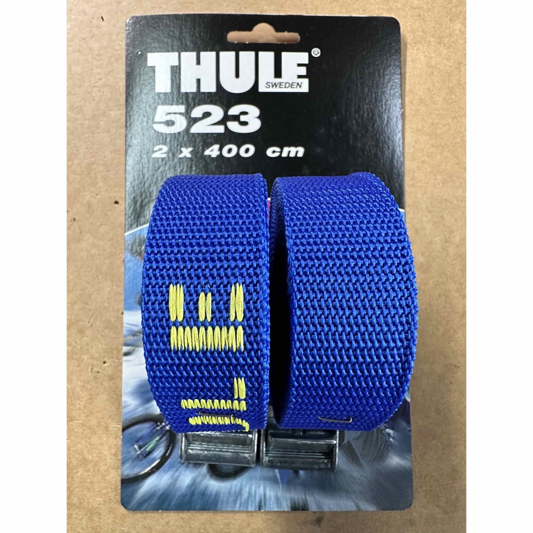 THULE(スーリー)のTHULE スーリー TH523 ストラップベルト 4m×2本 未使用新品 自動車/バイクの自動車(車外アクセサリ)の商品写真