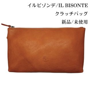 【新品未使用】 IL BISONTE イルビゾンテ ドキュメントケース PORTFOLIO レザー ROSSO A0631  【ROSSO】