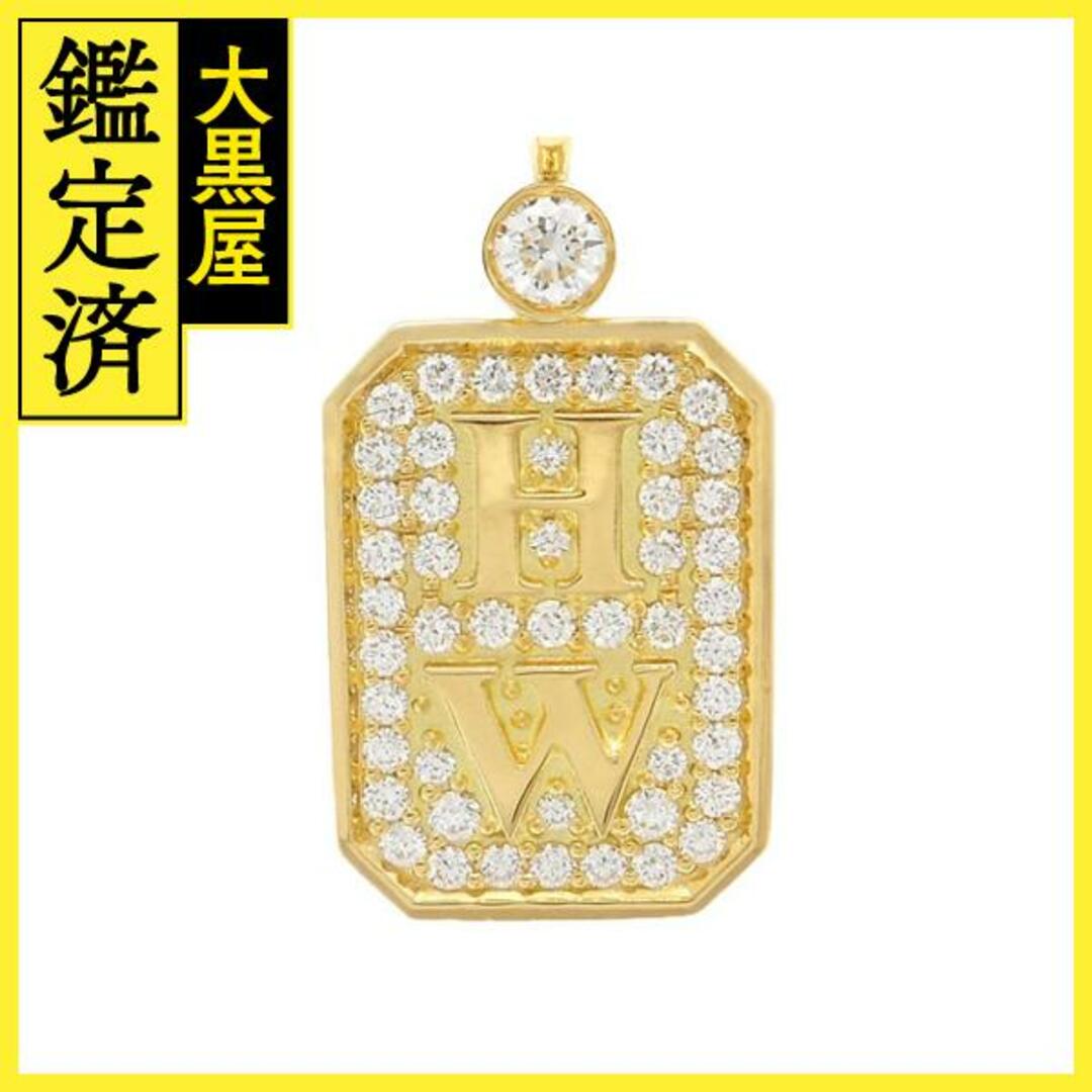 HARRY WINSTON - ハリーウィンストン HWロゴ ネックレス YG HARRY WINSTON - ハリーウィンストン HWロゴ ネックレス YG