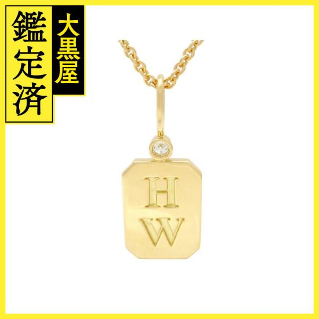 HARRY WINSTON - ハリーウィンストン HWロゴ ネックレス YG HARRY WINSTON - ハリーウィンストン HWロゴ ネックレス YG