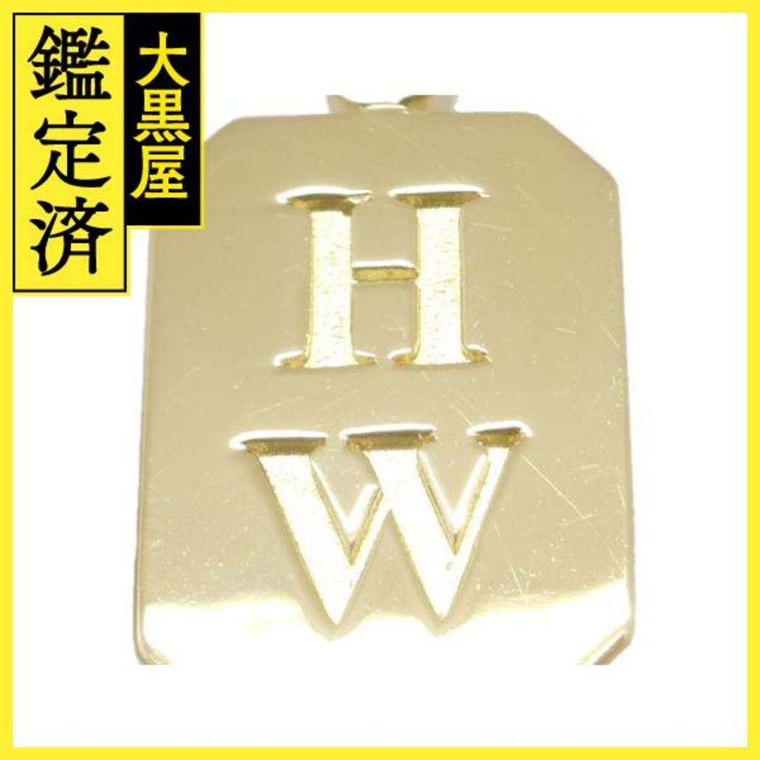 HARRY WINSTON - ハリーウィンストン HWロゴ ネックレス YG