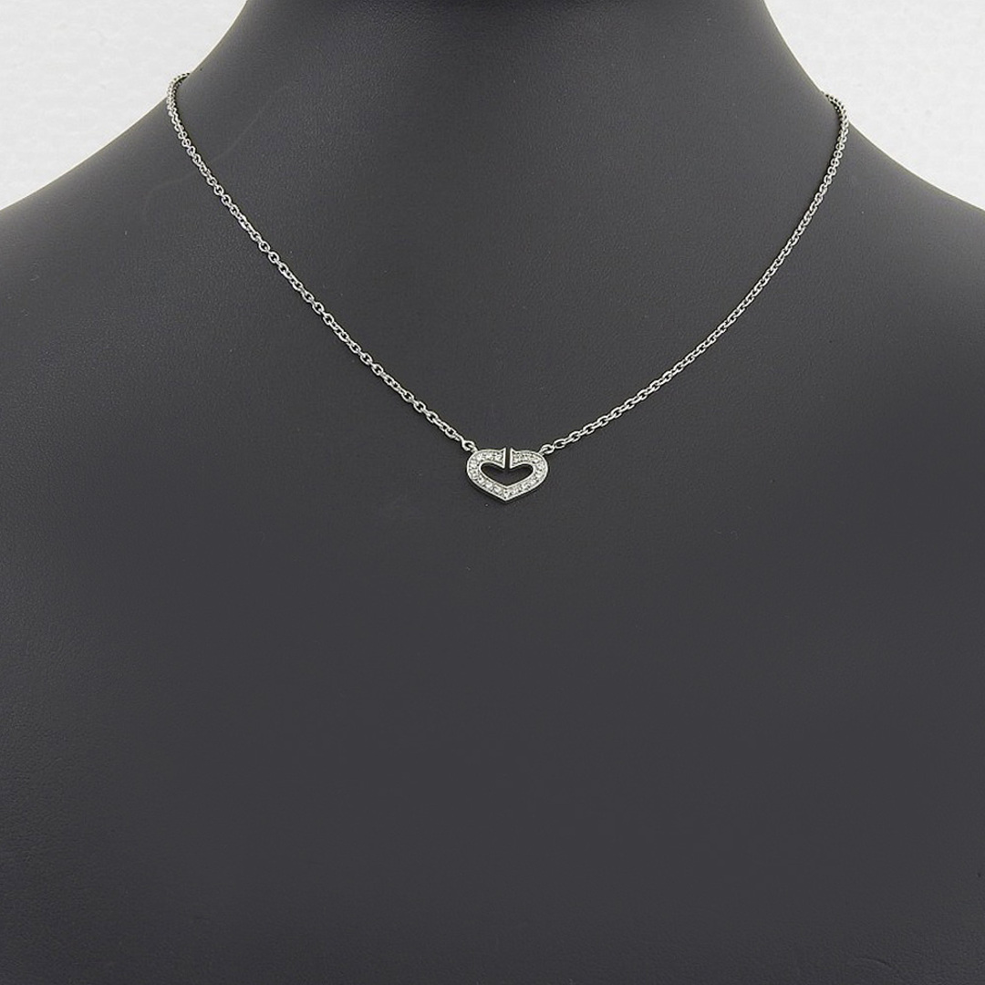 Cartier - 【CARTIER】カルティエ Cハート K18ホワイトゴールド Cartier - 【CARTIER】カルティエ Cハート K18ホワイトゴールド