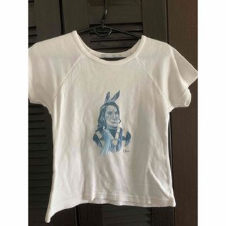 クリスチャンディオールChristian Dior ロゴTシャツ トレンド白水色 ...