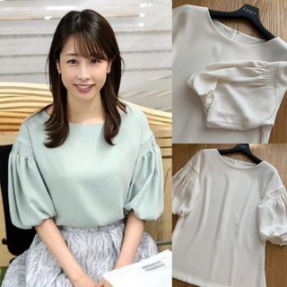 フォクシー(FOXEY)の♡美品♡ FOXEY トゥインクル ブラウス ホワイト 38 白(シャツ/ブラウス(半袖/袖なし))