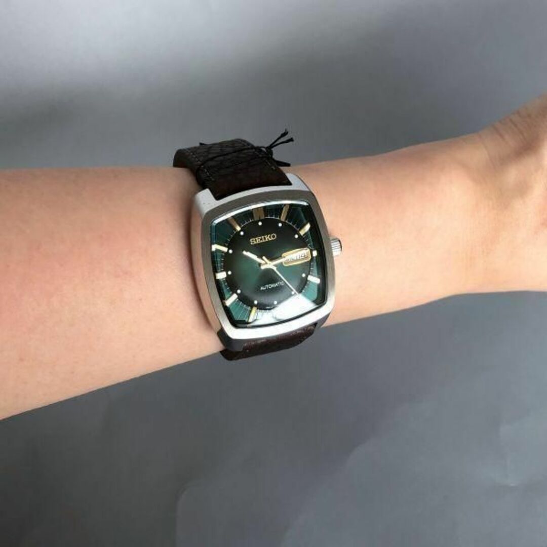 SEIKO(セイコー)の【新品】セイコー リクラフト SEIKO メンズ腕時計 レザーベルト メンズの時計(腕時計(アナログ))の商品写真