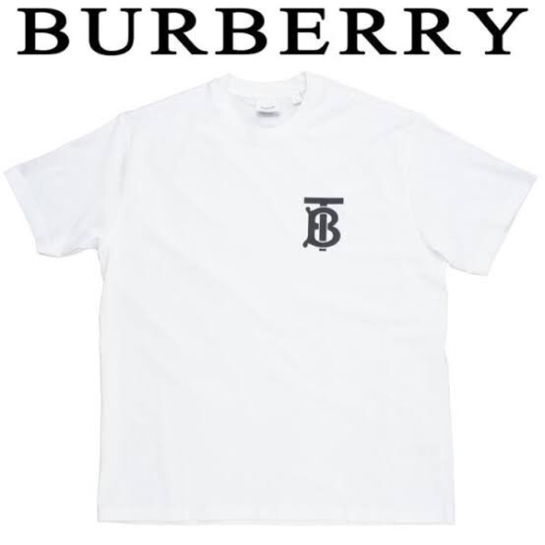 BURBERRY(バーバリー)のバーバリー BURBERRY ロンドン ワンポイント Tシャツ ホワイト tee レディースのトップス(Tシャツ(半袖/袖なし))の商品写真