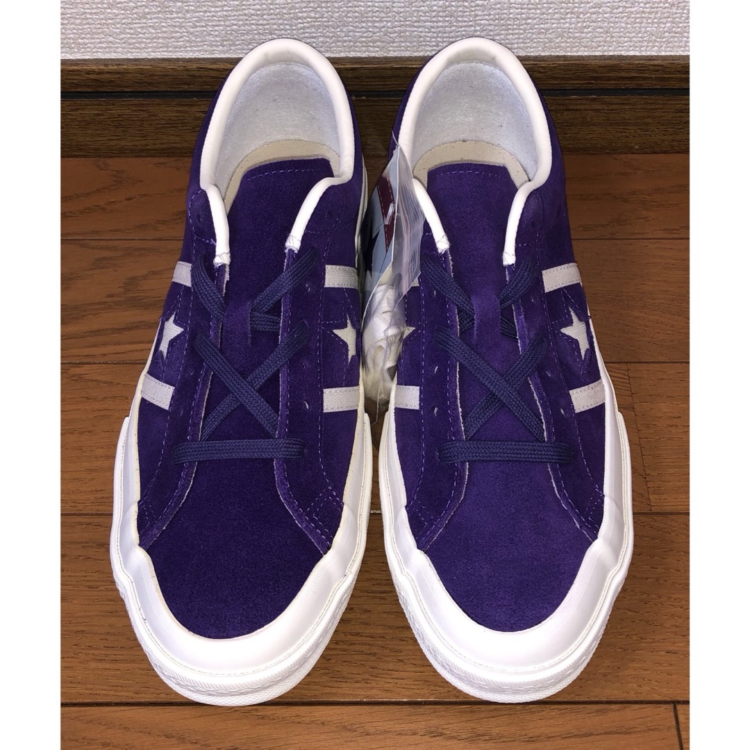 CONVERSE(コンバース)の27cm 新品 CONVERSE STAR & BARS SUEDE パープル メンズの靴/シューズ(スニーカー)の商品写真