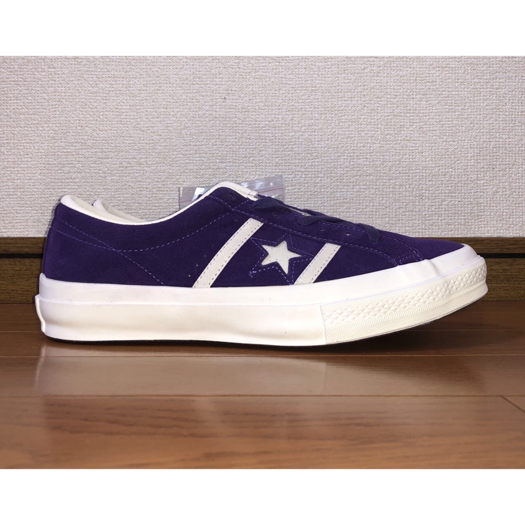 CONVERSE(コンバース)の27cm 新品 CONVERSE STAR & BARS SUEDE パープル メンズの靴/シューズ(スニーカー)の商品写真