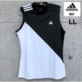 アディダス(adidas)のアディダスゴルフ【LL】 ノースリーブモックネックシャツ adidas(ウエア)