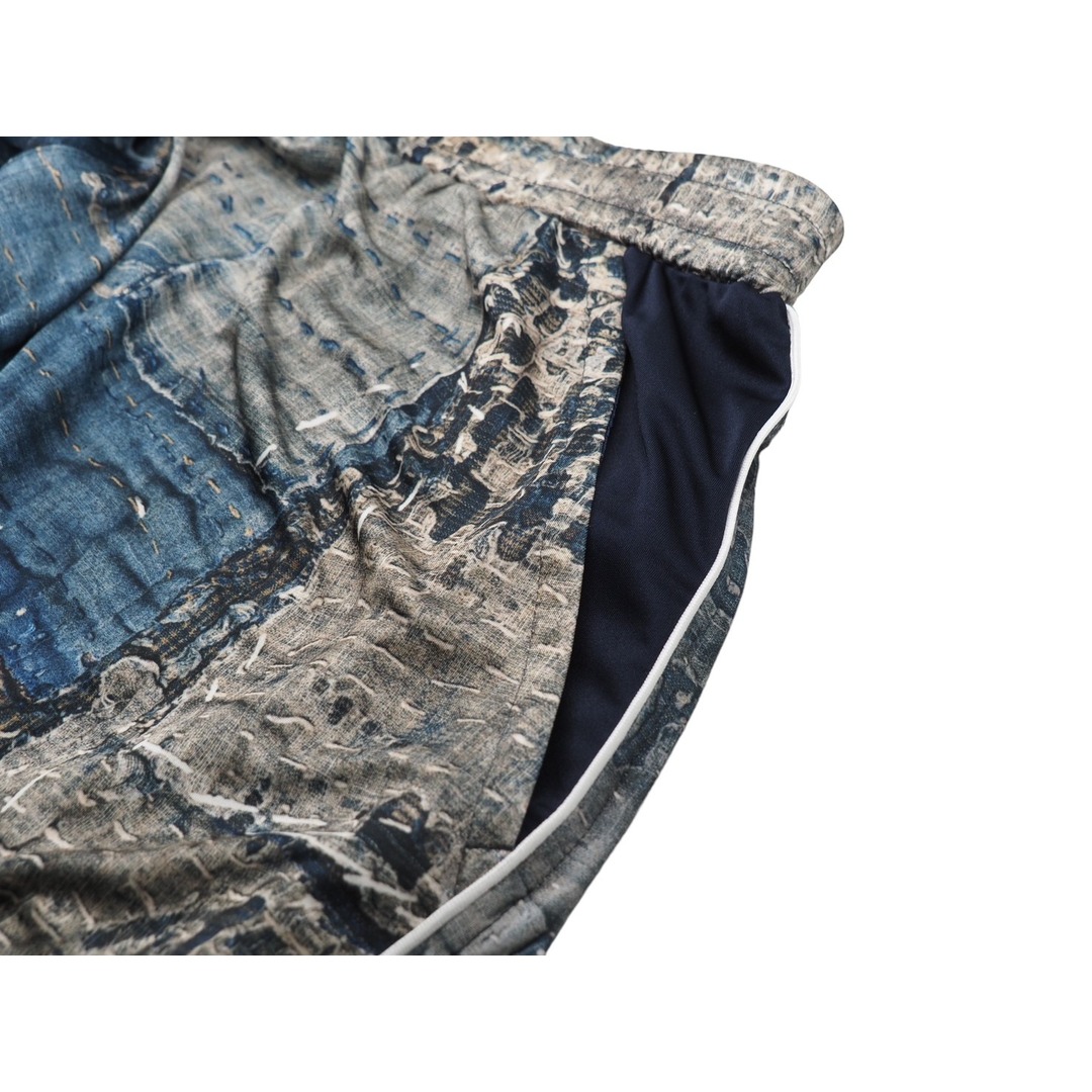 新品未使用品 パリサンジェルマン Poggy × Paris Saint-GermainPSG ショートパンツ ボロプリント ネイビー サイズL 中古 52493 レディースのパンツ(ショートパンツ)の商品写真