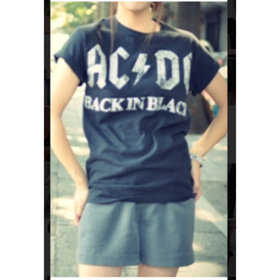 vintage AC/DC エーシー・ディーシー Tシャツ レディースのトップス(Tシャツ(半袖/袖なし))の商品写真