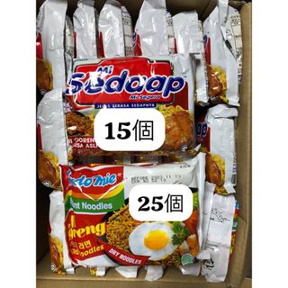 インドミー　ミーゴレン　80g25個　ミーセダップ　ミーゴレン90g15個(麺類)