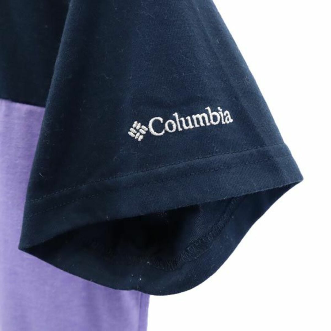 Columbia(コロンビア)のコロンビア 半袖 Tシャツ L ブルー系 Columbia ロゴ ポケT レディース 【中古】  【230808】 メール便可 レディースのトップス(Tシャツ(半袖/袖なし))の商品写真