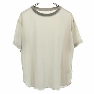 レイビームス(Ray BEAMS)のレイビームス シースルー 半袖 Tシャツ ベージュ系 Ray Beams メンズ 【中古】  【230808】 メール便可(Tシャツ/カットソー(半袖/袖なし))