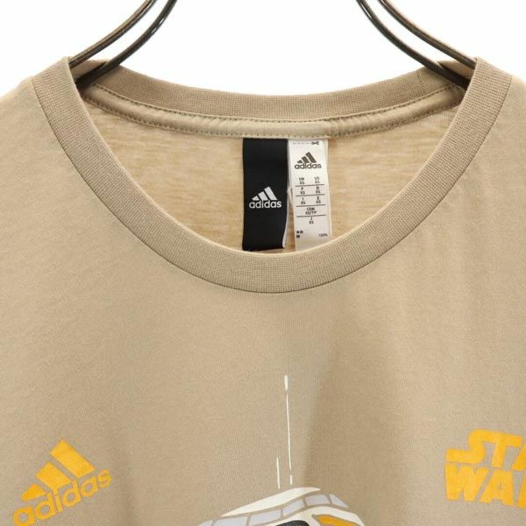 adidas(アディダス)の未使用 アディダス スターウォーズ BB-8 プリント 半袖 Tシャツ XS ベージュ系 adidas STAR WARS メンズ 【中古】  【230808】 メンズのトップス(Tシャツ/カットソー(半袖/袖なし))の商品写真