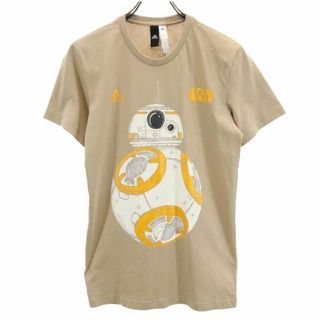 アディダス(adidas)の未使用 アディダス スターウォーズ BB-8 プリント 半袖 Tシャツ XS ベージュ系 adidas STAR WARS メンズ 【中古】  【230808】(Tシャツ/カットソー(半袖/袖なし))