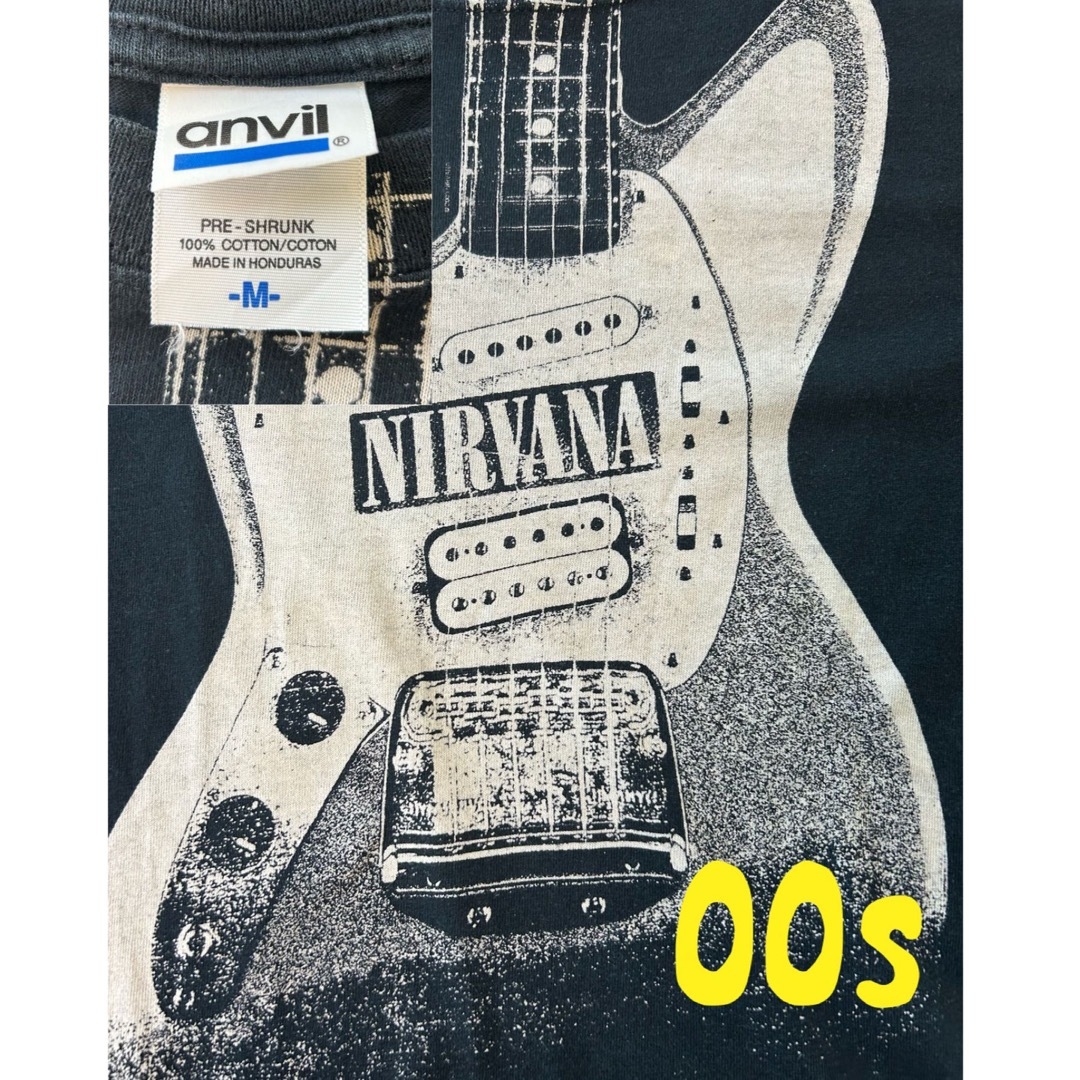 NIRVANA  ギターtシャツ　ニルヴァーナ