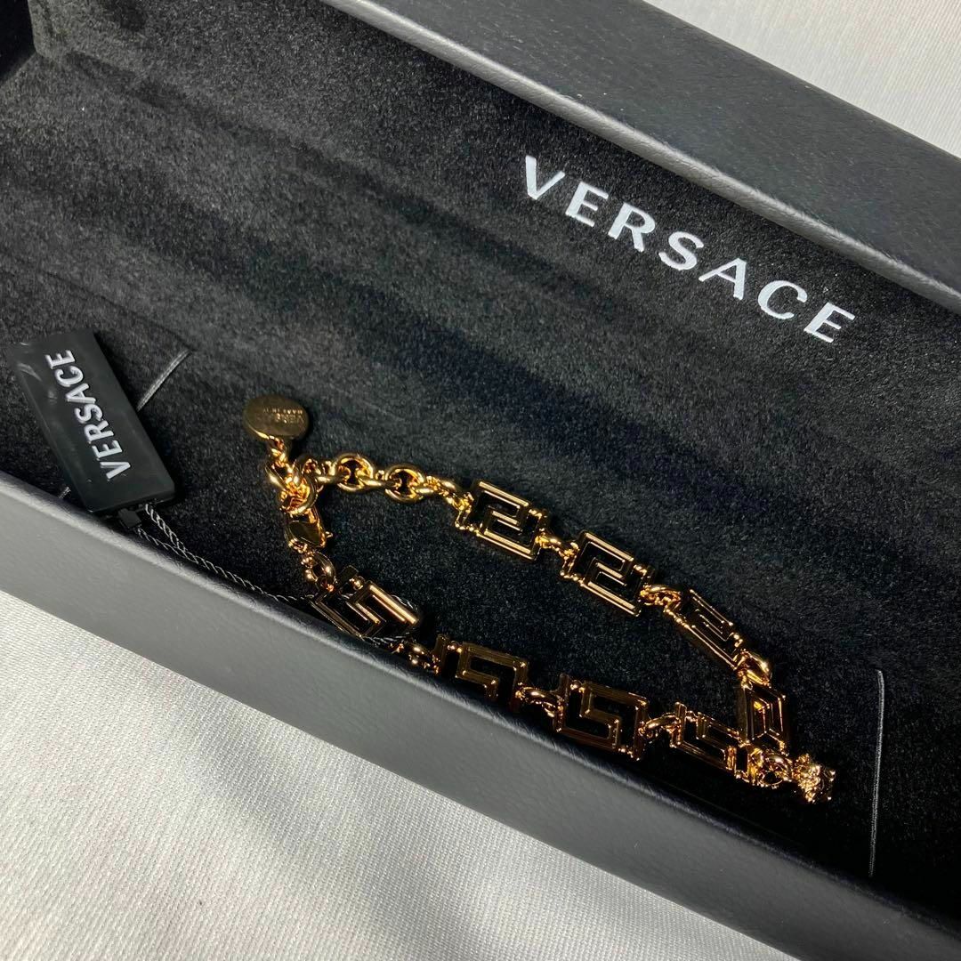 VERSACE - 新品未使用 VERSACE グレカ ブレスレット ゴールドトーン