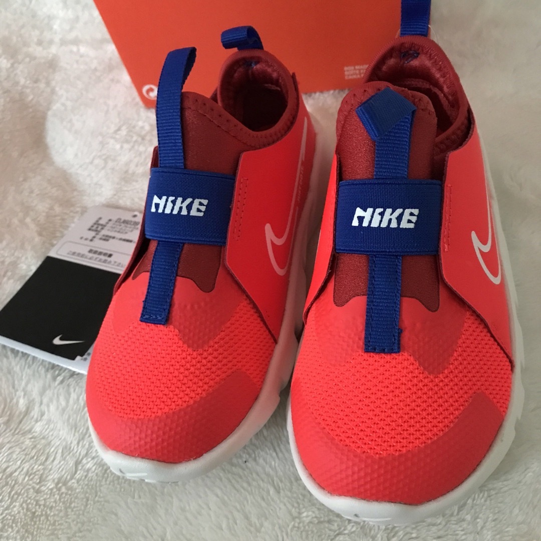 NIKE - ナイキ キッズスニーカー 16cm タグ付き新品 オレンジ 赤の通販