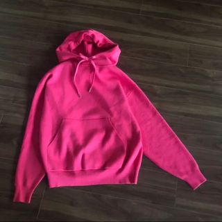 Edition - caban コットン カシミア ニット パーカー プルオーバー