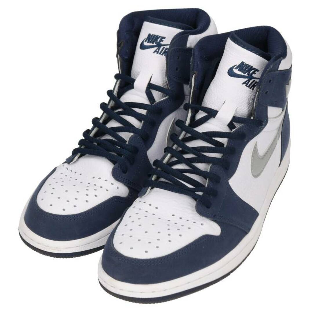 ナイキ AIR JORDAN 1 HIGH OG CO.JP MIDNIGHT NAVY 2020 DB5877-100  エアジョーダン1ハイオージーブリーフケース付きスニーカー メンズ 28cm