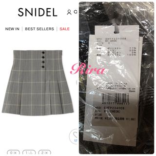 スナイデル(SNIDEL)の完売🌷新作新品🍀スナイデル サイドプリーツスカショーパン(ミニスカート)