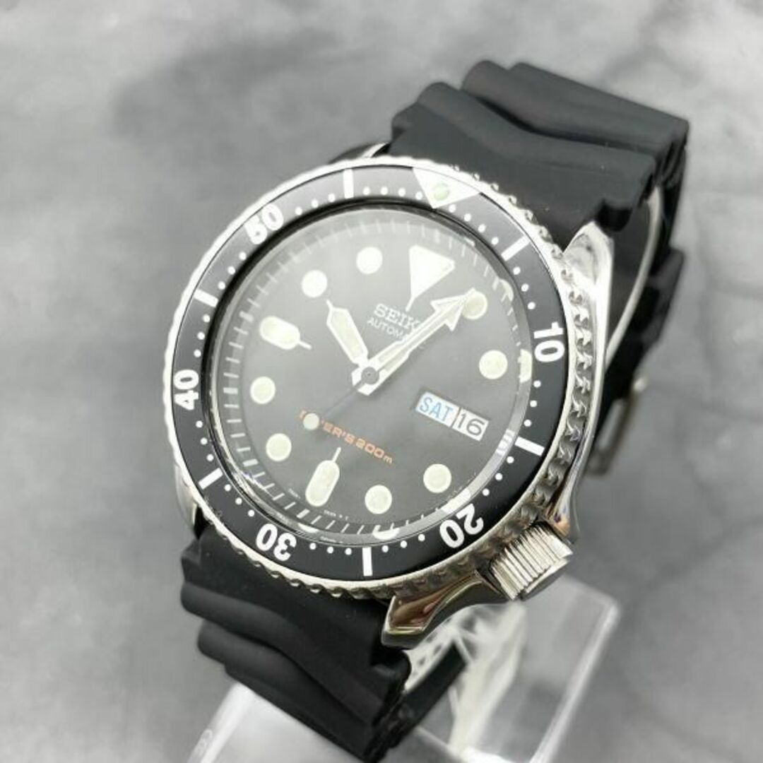 美品 SEIKO SKX007K 7S26 ブラックボーイ セイコー