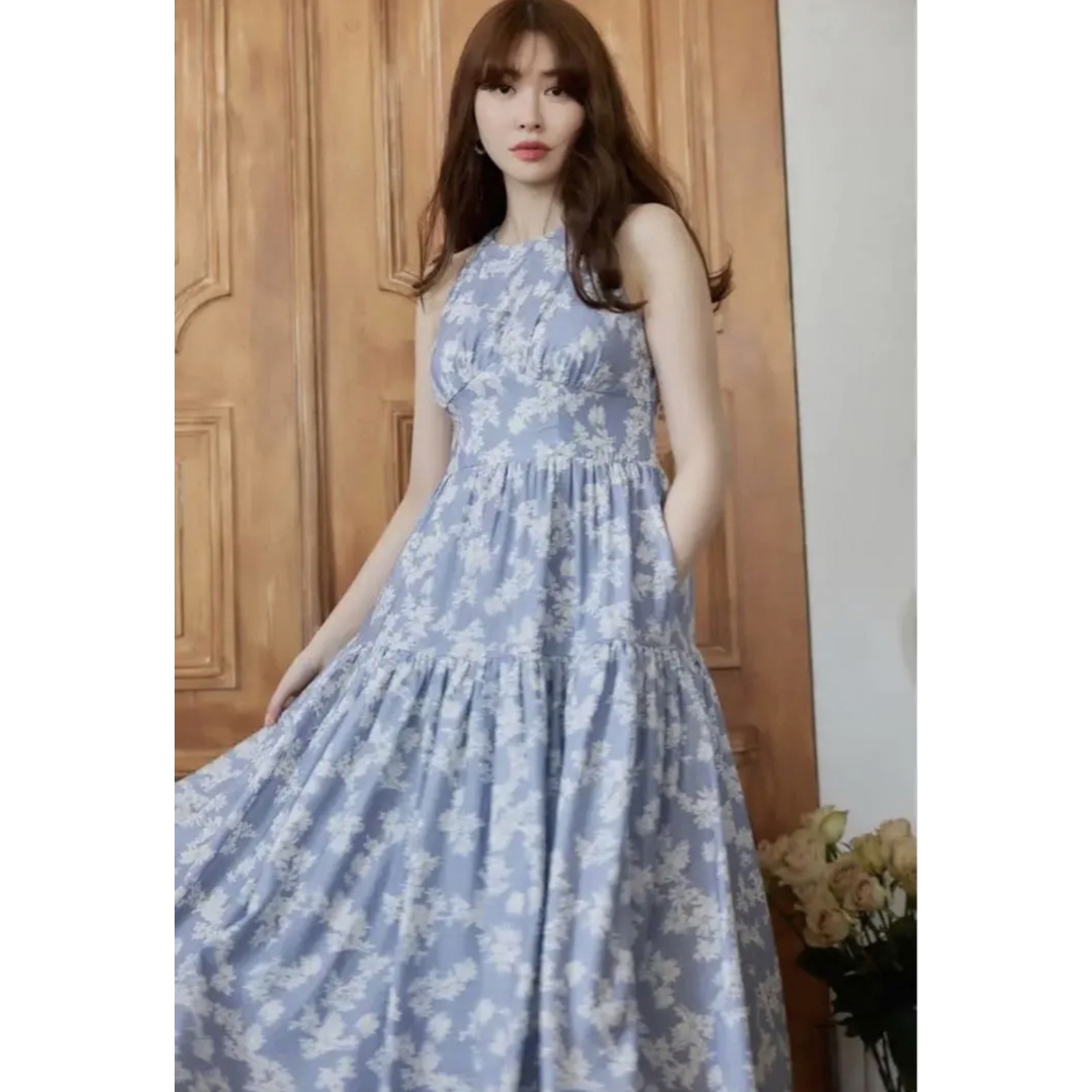 Her lip to   Lausanne Floral Dress