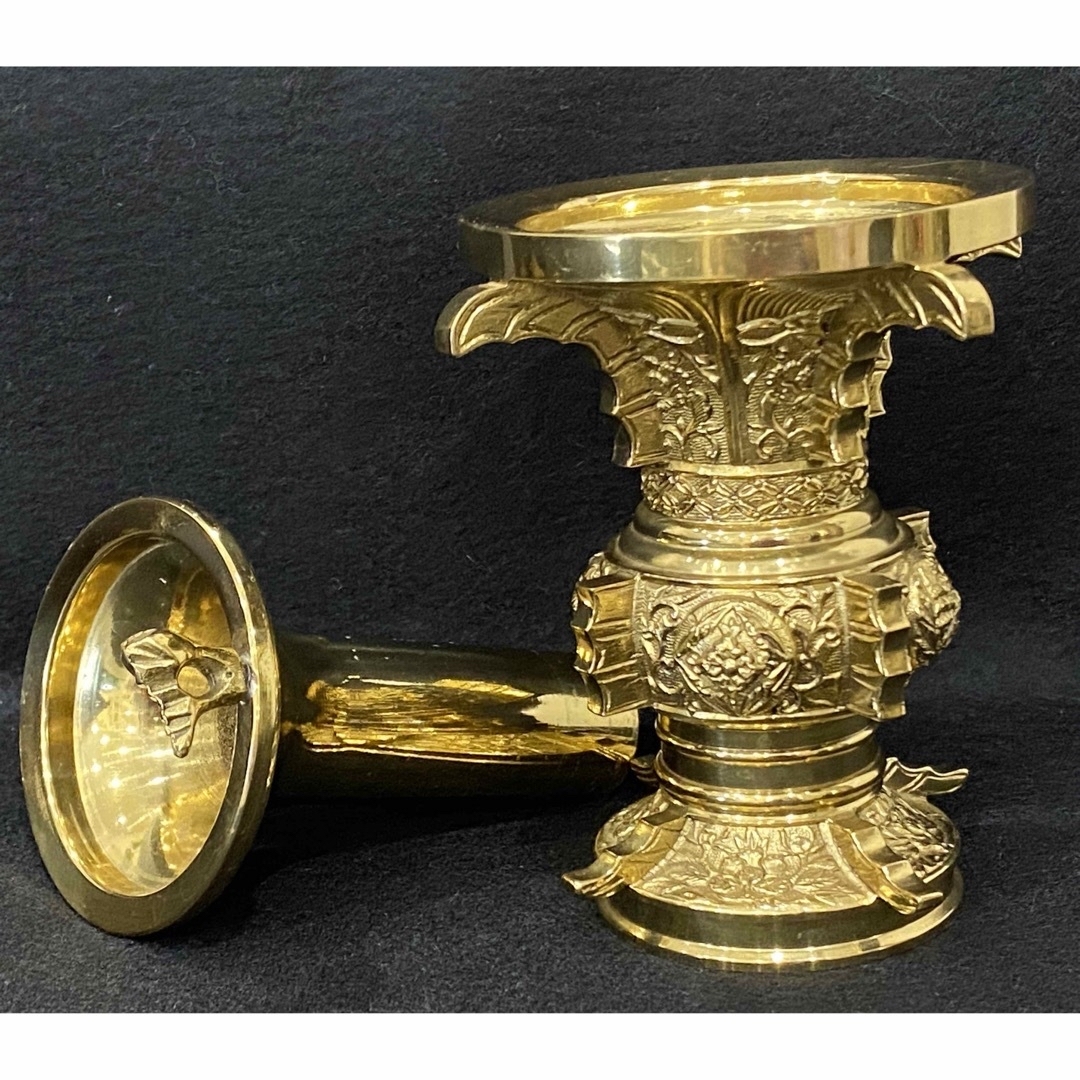 仏壇 花立 真宗大谷派 (東)花瓶 /仏具 1つです 仏壇 花立 真宗大谷派 (東)花瓶 /仏具 1つです