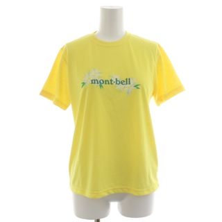 モンベル(mont bell)のモンベル Tシャツ カットソー ロゴ クルーネック プルオーバー 半袖 S 黄(Tシャツ(半袖/袖なし))