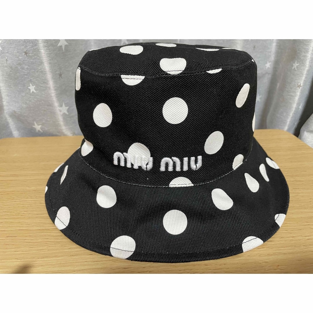 SALE／55%OFF】 miumiu 帽子 ハット 水玉 レディース