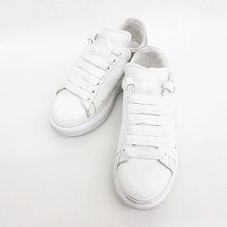 【新品未使用】 ALEXANDER McQUEEN アレキサンダー マックイーン スニーカー 靴 厚底 735769WICYP 【42（約27cm）/WHITE/BLACK/SILVER】