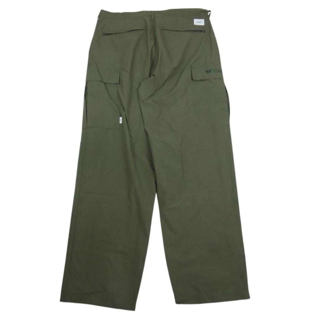 WTAPS ダブルタップス 22AW 22WVDT－PTM06 BGT TROUSERS NYCO RIPSTOP 6ポケット トラウザーズ カーゴパンツ カーキ系 04【極上美品】