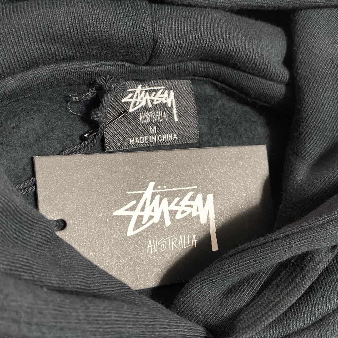 新品　ステューシー STUSSY BIG S　パーカー　ブラック　L