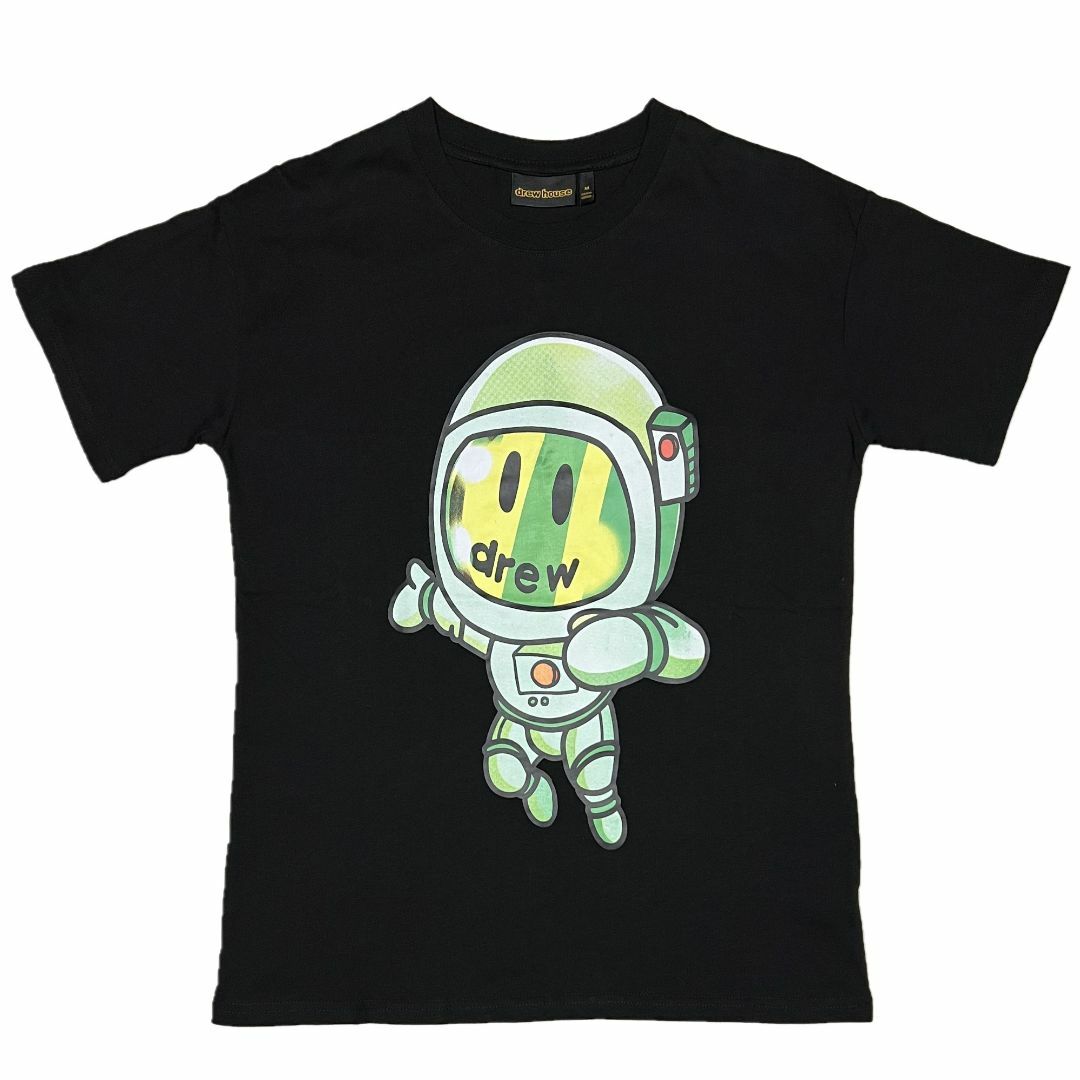 ドリューハウス アストロ プリント 半袖 Tシャツ ブラック M