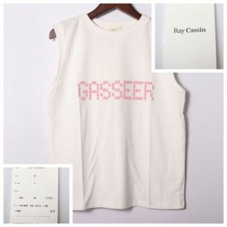 レイカズン(RayCassin)のG0328 レイカズン Ray Cassin ホワイト×ピンク タグ付き(Tシャツ(半袖/袖なし))