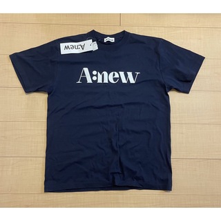 A:new/アニュー Tシャツ(ネイビー)新品未使用(Tシャツ(半袖/袖なし))