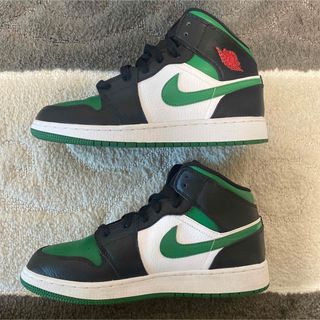 ★美品★レア★大人気★好配色★NIKE AIR JORDAN 1 MID GS