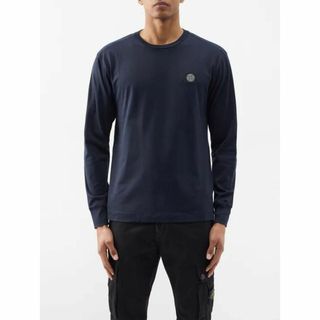 【美品】STONE ISLAND スウェットロンT 厚手　希少サイズ　XL 黒