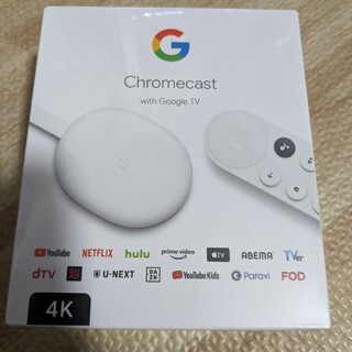 グーグル(Google)のchromecast with google tv 4k snow(その他)