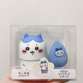 チイカワ(ちいかわ)のちいかわ ケース付きメイクアップスポンジ ハチワレ (キャラクターグッズ)