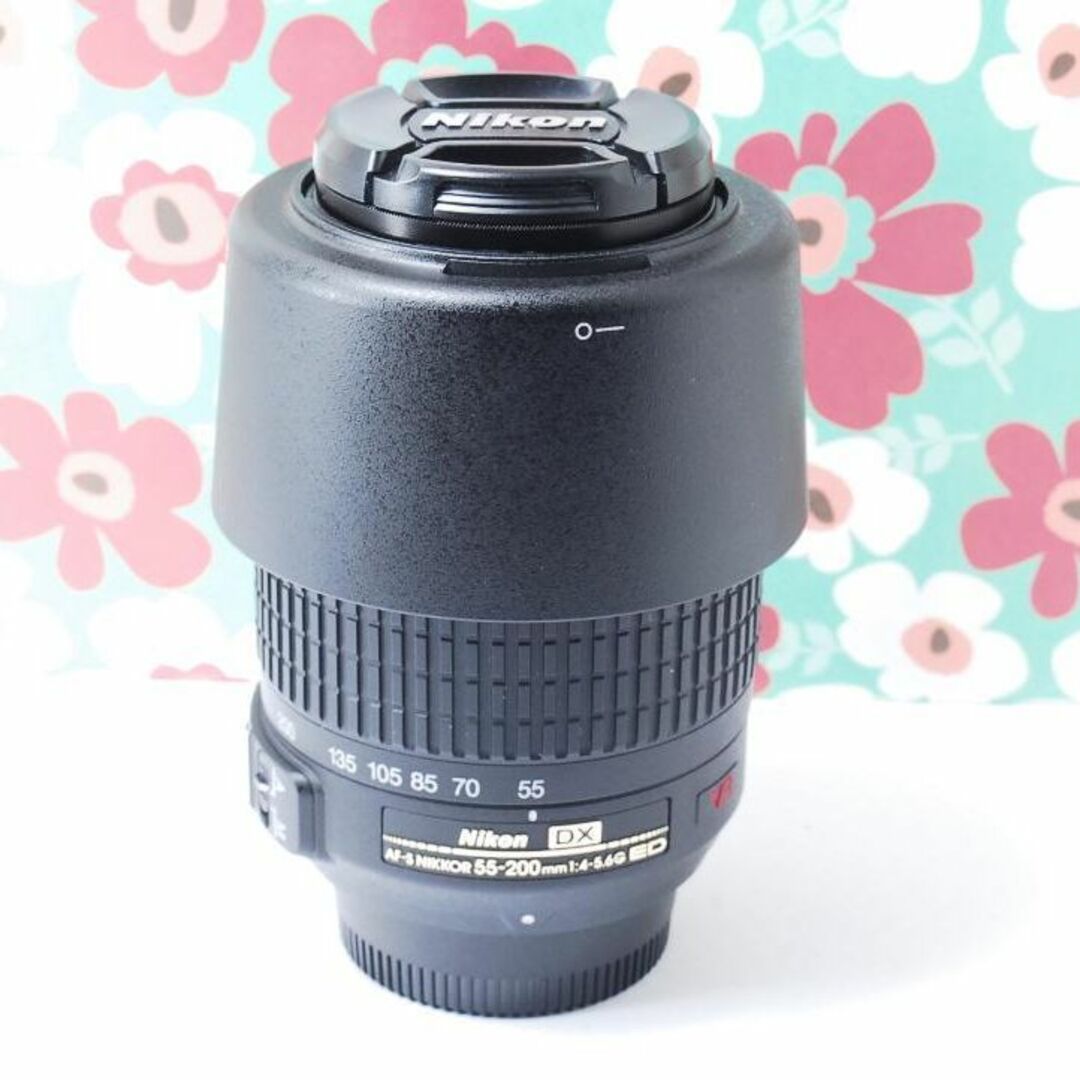 ❤️手振れ補正❤ニコン AF-S 55-200mm VR❤望遠レンズ❤ 7