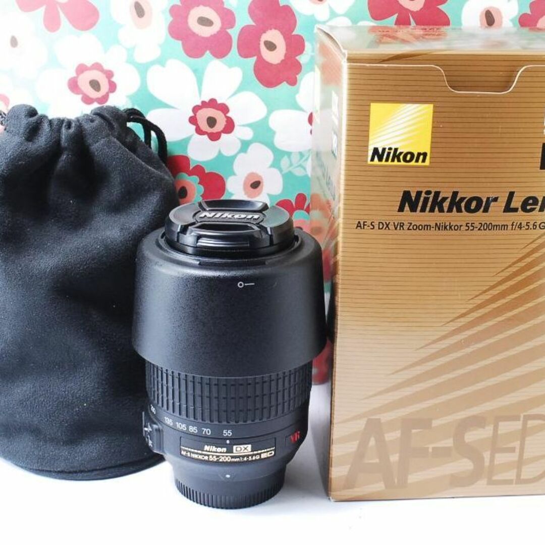 Nikon - ❤️手振れ補正❤ニコン AF-S 55-200mm VR❤望遠レンズ❤の ...