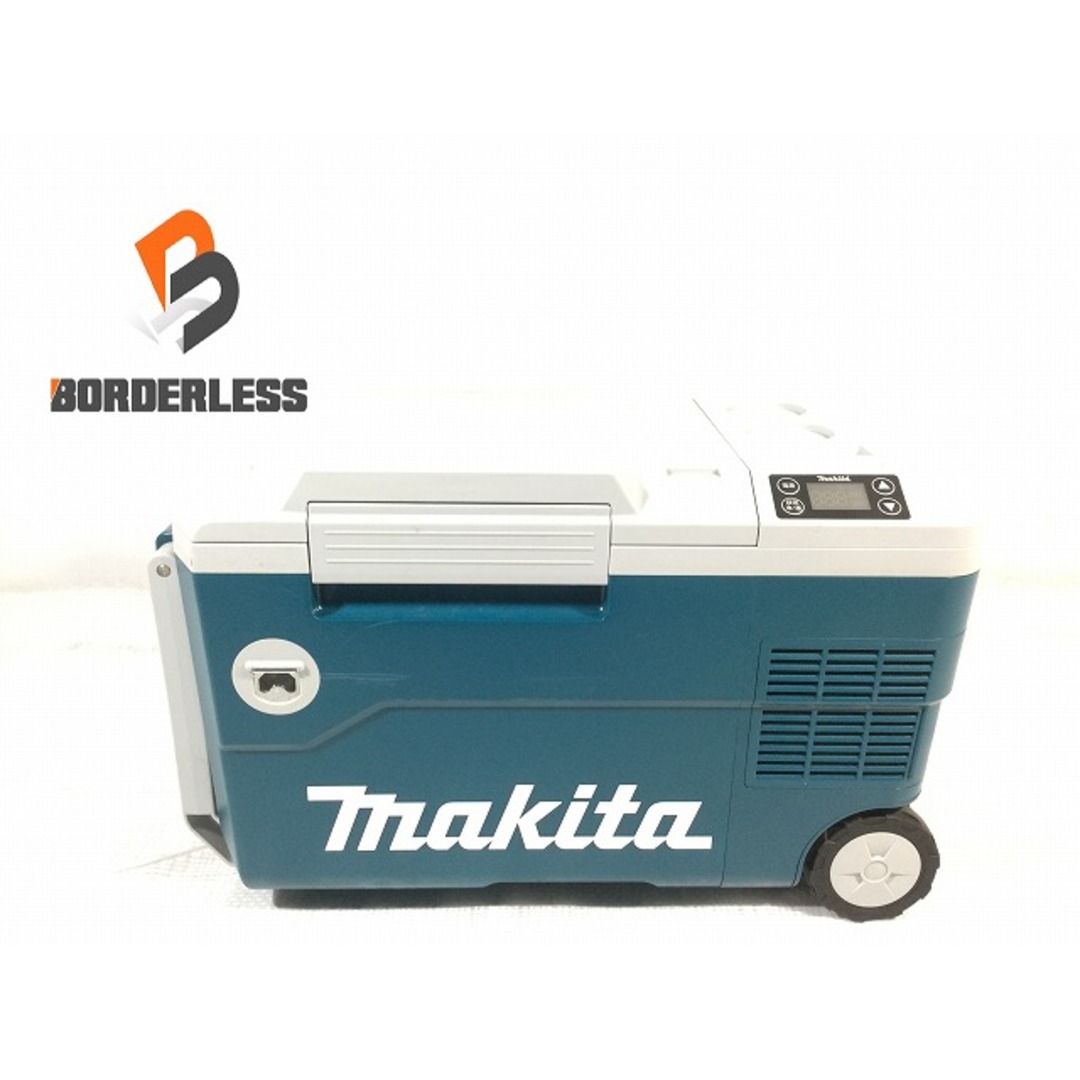 ☆品☆makita マキタ 18V 充電式保冷温庫 CW180D バッテリー2個(6.0Ah) 充電器 ACアダプター シガーソケット付 クーラーボックス 76297