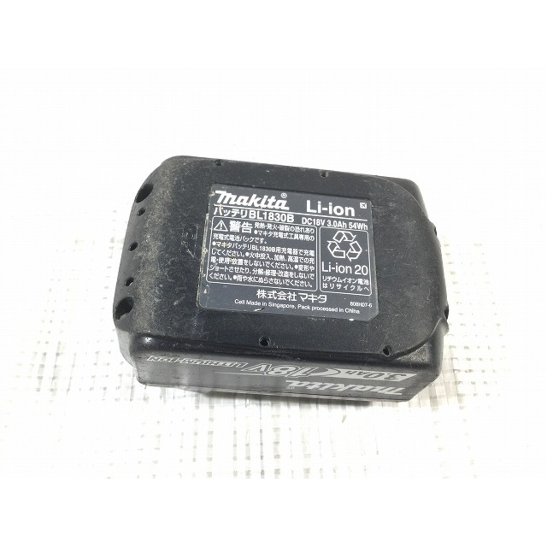 Makita - ☆中古品☆makita マキタ 18V 3.0Ah 純正リチウムイオン ...